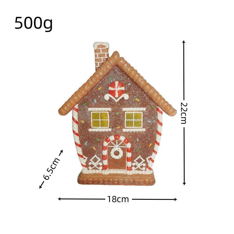 Christmas Gingerbread Man Decoration Christmas Light-emitting Decorations